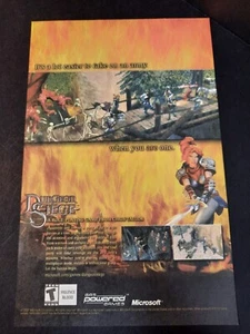 DUNGEON SIEGE "It's a Lot Easier to Take..." ~ Vintage Comic Page PRINT AD 2002 - Picture 1 of 1