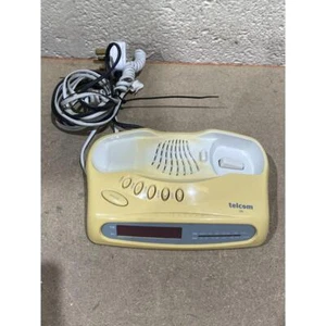 Telcom 250 Alarm Clock Telephone AM/FM Volume Control Digital Screen - (Parts) - Picture 1 of 13