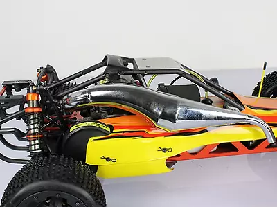 Automotive Metal Side Auspuffrohr für 1/5 Hpi RV King Motor Baja 5b SS Rc - Bild 1 von 4