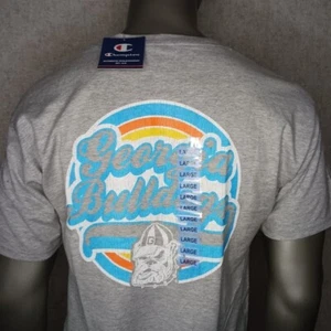 Champion Georgia Bulldogs Short Sleeve T Shirt Mens Size Large Gray - Picture 1 of 7