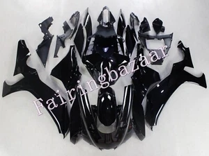 Fit for 2020-2022 YZF R1 Solid Gloss Black ABS Injection Bodywork Fairing Kit - Picture 1 of 8
