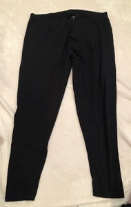 Andrea Jovine Damengröße 3X schwarze Stretch-Leggings - Bild 1 von 2