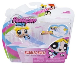2017 Spin Master Powerpuff Girls Bubbles Bulle Push n Go Speed Line Vehicle - Picture 1 of 1