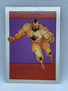 Tarjetas coleccionables de colección Street Fighter 2 II 1993 Topps ZANGIEF #64 Capcom Video GM - Imagen 1 de 3