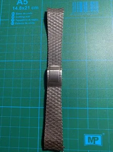 Stelux NOS Mesh Stainless Steel Bracelet - Imagen 1 de 5