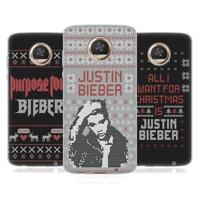 FUNDA OFICIAL DE GEL SUAVE NAVIDAD TEJIDA JUSTIN BIEBER PARA TELÉFONOS MOTOROLA Foto 1 de 4