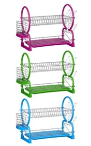 Acense 3er Set helle Abtropfschalen blau-grün-rosa - Bild 1 von 1