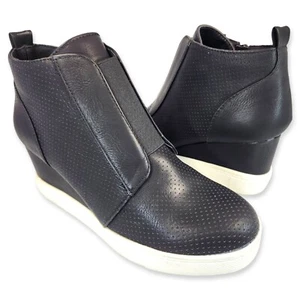 VEPOSE Women Platform Wedge Sneakers Ankle Boots Casual Platform Booties Sz 7.5! - Picture 1 of 10