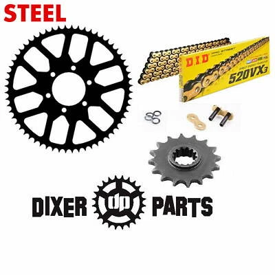 Piñones Kit de transmisión por cadena 15t + 50t + DID Kawasaki ZX6-R 636 (200... - Imagen 1 de 4