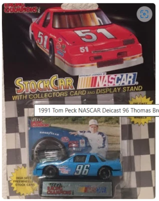 Racing Champions 1991 Tom Peck #96 Thomas Olds 1:64 NASCAR diecast Foto 1 de 2
