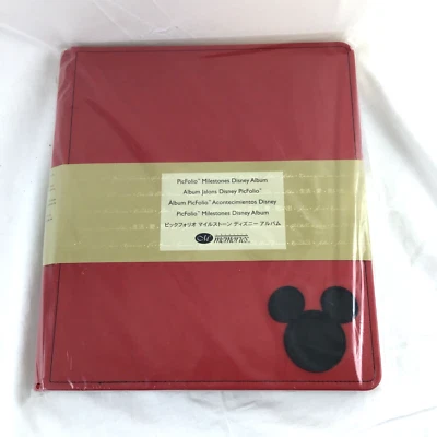 PicFolio Creative Memories Disney Mickey Mouse Red Photo Album Holds 160 Photos - Image 1 of 4