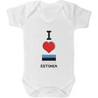 'I Love Estonia' Baby Grows / Body (GR033170)