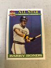 Nice 1991 Topps  #401 Barry Bonds All Star Pirates Giants Mint