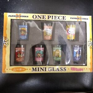 Pansonworks x One Piece Shot Glass Handbook Rookie Set Unused