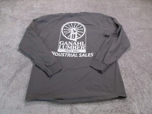 Ganahl Lumber Shirt Mens XL Gray Work Wood Longsleeve - Picture 1 of 8