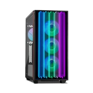 Yeyian Mirage S Cristal Templado Mid Tower ARGB USB-C Negra - Imagen 1 de 7