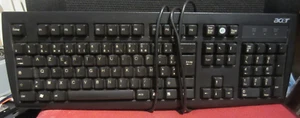 Clavier ACER KB-2971 Keyboard filaire PS/2 Black AZERTY - Photo 1/3