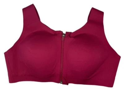 Lululemon Enlite Front-Zip Bra High Support A-DDD(E)  Cups _ Wild Berry - Image 1 of 4