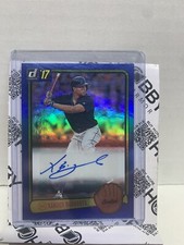 2017 Donruss Xander Bogaerts Retro Signature Auto Blue /49