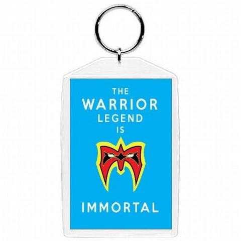 WWE WWF ULTIMATE WARRIOR WRESTLING KEYCHAIN / ORNAMENT #11 Cover