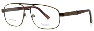 ENHANCE 3920 Matt Coffee Herren Piloten Vollrand Brille 59-15-145 B:44 - Bild 1 von 14