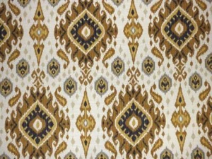 Mill Creek KENNEBEC Ikat Medallion Southwest SANDSTORM Drapery Sewing Fabric BTY - Picture 1 of 4