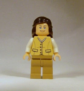 Genuine LEGO Indiana Jones Marion Ravenwood Minifigure Dual Head 7625 Tan Torso - Picture 1 of 1
