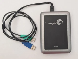 Seagate 100 GB Portable External Hard Drive ST9100801U2-RK - Picture 1 of 2