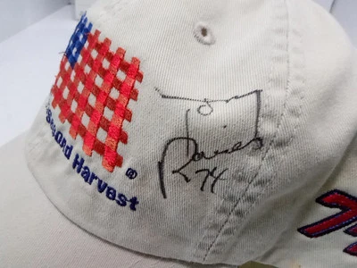 Tony Raines Autografiado #74 America's Second Harvest Strapback Sombrero/Gorra Nascar  Foto 1 de 4