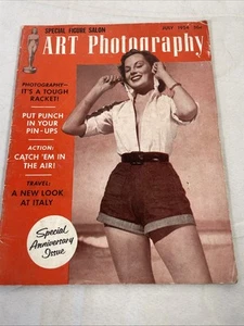ART PHOTOGRAPHY MAGAZINE JULY 1954 SPECIAL FIGURE SALON RARE & GORGEOUS - Picture 1 of 10
