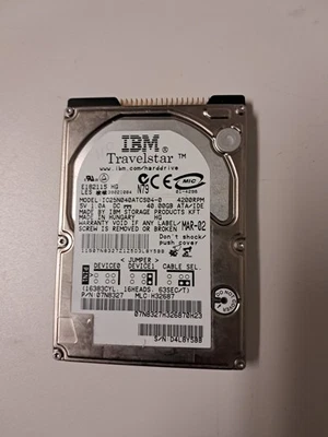 IBM Travelstar IC25N020ATCS04-0 20GB Laptop IDE - Image 1 of 3