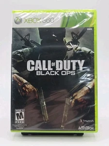 Call of Duty Black Ops 1st Print Xbox 360 Neu Selten Riss Auf Rückseite Wie Abgebildet  - Bild 1 von 9