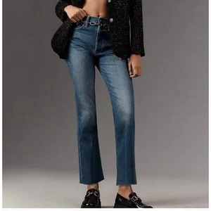 MOTHER The Tripper Ankle Fray Jeans Small World 28 NEU - Bild 1 von 6