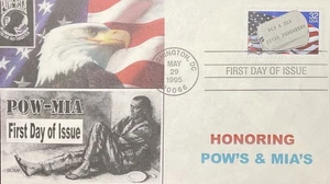 Romp Cachets 2966 POW - MIA Dog Tags on Stamp Honoring - Picture 1 of 1