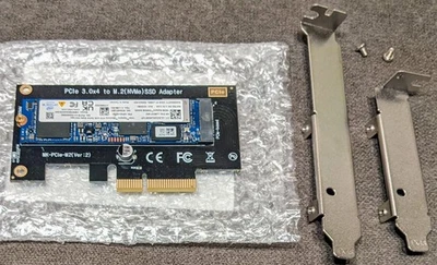 INTEL OPTANE H10 256GB + 16GB NVMe M.2 SSD + M.2 PCI-E Adapter - 100% Working - Bild 1 von 4