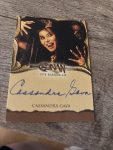 2009 Conan Movies Expansion Cassandra Gava as The Witch Autograph Card - Picture 1 of 2