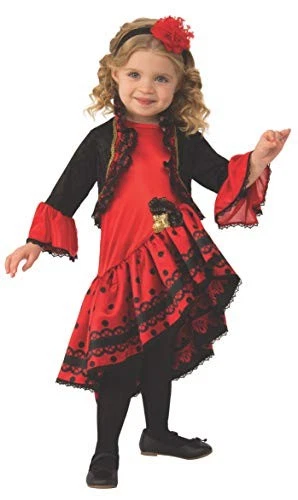 Испанская танцовщица младенца костюм ребенка ясельного возраста Хэллоуин младенца - Изображение 1 из 1