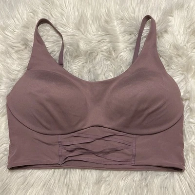 Victorias Secret 36D Sports Bra Purple Allegro Wireless Pullover Stretch - Image 1 of 4