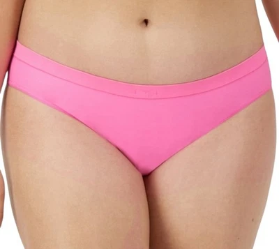 MAIDENFORM Basically Sexy Women’s Seamless Neon Pink Bikini Panty Size XL 8 - Image 1 of 4