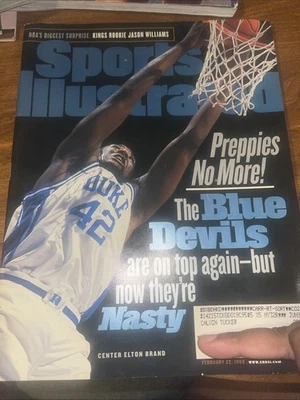 Revista Sports Illustrated 22 de febrero 1999 marca Elton Duke Blue Devils baloncesto Foto 1 de 2