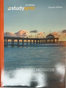 Florida StudySync Grade 9 English 1 Test Preparation Practice Teacher Edition - Imagen 1 de 1