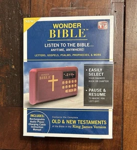 Wonder Bible KJV Talking Audio Bible Player King James Version Electronic NEW - Bild 1 von 6