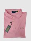 Polo Ralph Lauren Mens Classic Fit Soft Cotton Polo S/S Shirt Pink H. Size 2XL