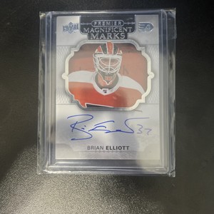 2017-18 Upper Deck Premier Magnificent Marks Autographs Brian Elliott Auto