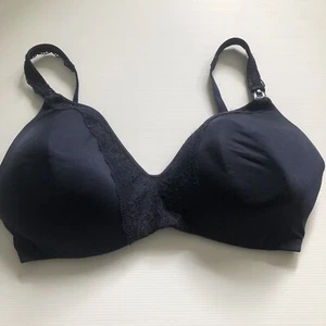 Berlei Maternity Bra, Size 12F, Navy Blue, Nursing, Breastfeeding, Soft Feel. - Picture 1 of 7