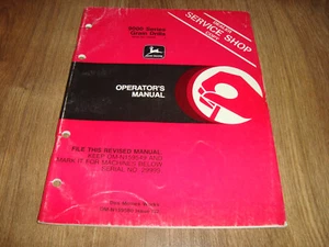 John Deere Operators Manual 9000 Series Grain Drills OM-N159580 G2 - Picture 1 of 3