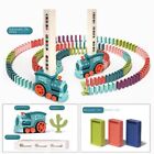 Automatic Lay Domino Train Diy Toy Domino Train Car Set  Kids Birthday Gift