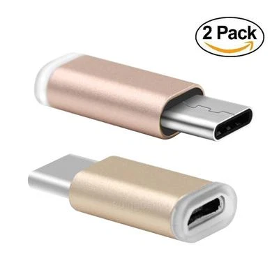 全新 2 件装 USB-C USB C USB Type-C 3.1 正品数据同步充电器 充电适配器 — 第 1/4 张图片