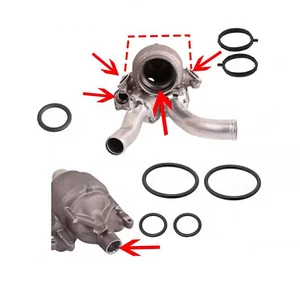 For Porsche Cayenne 4.8T 2011-2017 7Pcs Thermostat Housing Gasket Seal O-Ring - Picture 1 of 3