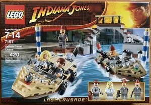 LEGO Indiana Jones 7197 Venice Canal Chase Retired Hard to Find Set Brand New - Picture 1 of 4